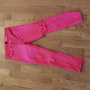 Gap size 2 magenta/dark pink girlfriend jeans